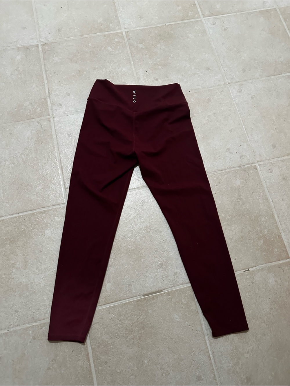 Wilo the Label High-Waist color Burgundy Leggings